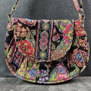 Vera Bradley Symphony In Hue Crossbody Shoulder Bag Adjustable Retired Pattern